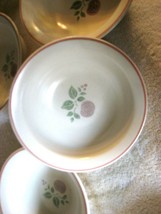 Pfaltzgraff cereal bowls,  1943 Heirloom,  Fruit Pattern Apple Berry Bow... - £6.19 GBP
