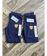 2 Set Cat & Jack Girls  Leggings Blue Denim Pattern Durable Size S(6-6X) - $14.03