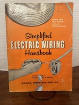 Vintage Copyright 1957 Sears Simplified Electrical Wiring Handbook - £8.79 GBP