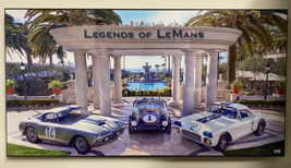 Legends Of LeMans Art Print Mounted Laminate - £316.72 GBP