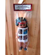 Native American Indian Girl Doll Plastic 13&quot;  Vintage #3045 Fiber Craft ... - $218.24 MXN