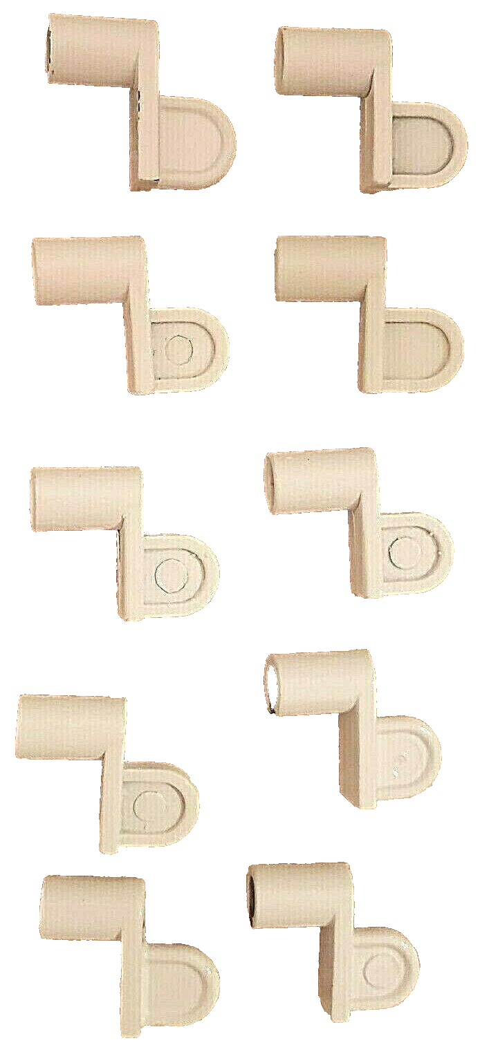 7/16&quot; Sunscreen Clips WHITE  PACK OF 10 Window Screen Metal Diecast Die ... - $9.90