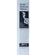 Zenith Hearing Loss Signet hearing aid-1962 Vintage Print Ad - $13.60 CAD