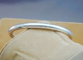 EARLY Tiffany &amp; Co. Round Tube Oval Classic Bangle Bracelet - £358.87 GBP