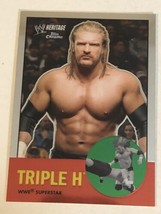 Triple H WWE Heritage Chrome Divas Topps Trading Card 2007 #27 - £1.57 GBP