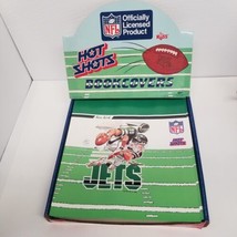 Vtg 1988 Russ Brand NFL New York Jets Football Book Cover Lot of 27 w/ Display  - £38.79 GBP