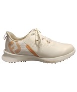 FootJoy FJ Fuel Spikeless Golf Shoes Womens US 10M White Pink Lace Up 92... - $59.49