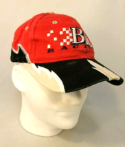 BUD Racing Shark tooth Red Black Trucker Hat Cap Embroidered Snap Back V... - $24.99