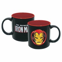 Marvel Comics Iron Man Iridescent Face Icon 20 oz Ceramic Coffee Mug NEW... - $9.74