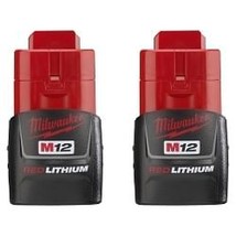 Milwaukee Tool M12 REDLITHIUM Compact Battery Two Pack - €143,19 EUR