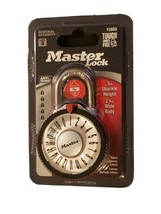 Master Lock 1588D Wide Magnification Combination Dial Padlock | Grey Gray - £7.68 GBP