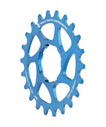 Single Speed Aluminum Cog - 22T, Compatible With 3/32&quot; Chains, Blue - $92.99