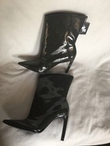 Zara Trafaluc Botties Dark Green Ankle Boots 4&quot; Heels Size 38 new - £80.14 GBP