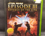 Star Wars: Episode III: Revenge of the Sith (Microsoft Xbox, 2005) Video... - £7.78 GBP