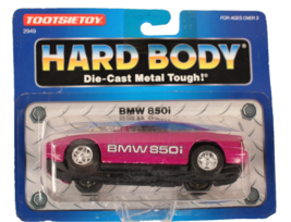 BMW 850i Tootsie Toy HARD BODY die-cast METAL TOUGH Magenta Purple NOS - $16.99