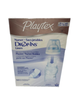 Playtex Nurser Drop-Ins Liners 50 Count 4oz /118 ml New &amp; Sealed - £19.65 GBP