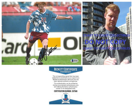 Alexi Lalas signed USA soccer 8x10 photo Beckett COA Proof autographed.. - £77.68 GBP