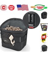 Compact XL Tool Pouch in Black with Pocket and Belt Clip - For Professio... - $490.10 MXN