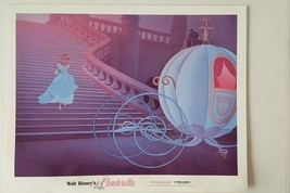 Disney' Cinderella Lobby Card 1981 Full Color 14"x11" FN/VF+ Condition - $16.00