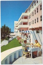 Postcard Dining Terrace Elbow Beach Surf Club Bermuda - £2.85 GBP