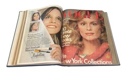 Vogue Magazine Bound Vol July-Dec 1974 Lauren Hutton Rene Russo Cristina Ferrare image 5