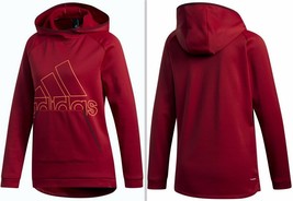 Womens adidas Team Issue Badge of Sport Hoodie Hooded Sweatshirt Maroon Sz XS, S - £20.64 GBP