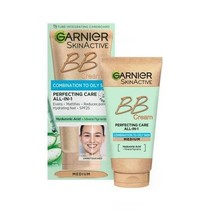 Garnier Skin Naturals Combination to Oily Skin Hyaluronic Aloe All-in-1 BB Mediu - £19.92 GBP