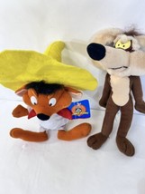 Ace Novelties Wiley E Coyote Speedy Gonzales Plush Looney Tunes Lot - £13.13 GBP