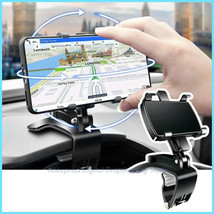 Mobile Phone Holder Dashboard Car Mount Dash 360° Rotation Stand Cradle ... - £8.25 GBP