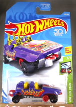 2018 Hot Wheels #120 HW Fun Park 3/5 LOOPSTER Purple Hands-DOWN Variant w/Blk5Sp - £8.06 GBP