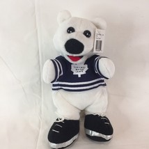 Carlton Toronto Maple Leafs Bean Bear Mascot Plush Stuffed Animal Hockey... - £13.99 GBP