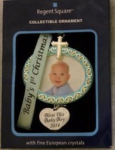 Christmas Tree  Ornament 2014 Photo Picture Babys 1st boys Regent Harvey Lewis - £15.69 GBP