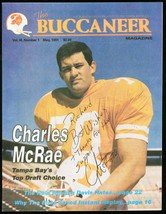 TAMPA BAY BUCS MAGAZINE-SIGNED BY CHARLES MCRAE-1991 EX - $43.46