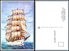 SHIP / BOAT ART Postcard - Tov Arisch 242&#39; Bark Training Ship by Frank Z... - £2.32 GBP
