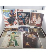 Lot 8 Rockwell 1925- 1955 Saturday Evening Post Cover Prints Curtis Publ... - $33.07 CAD