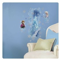 Disney Frozen Wall Decals Stickers GIANT Elsa Anna Decal Ice Palace Roommates  - £20.35 GBP