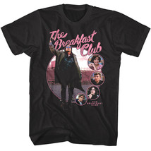 Breakfast Club Cast in Pink Men&#39;s T Shirt John Bender Molly Ringwald Judd Nelson - £19.51 GBP+