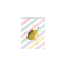 BuySeasons Unicorn Sparkle Paper Treat Bag - $1,331.28 MXN