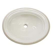 Kohler 2350-96 Devonshire 16-7/8" Oval Undermount Bathroom Sink - Biscuit - $189.90