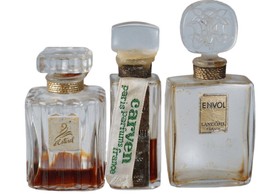 c1950&#39;s French perfume bottles - $153.45