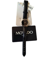 Movado Classic Museum Black Strap Womens Watch - $237.81