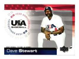 2004 Upper Deck USA 25th Anniversary #173 Dave Stewart USA - £1.33 GBP