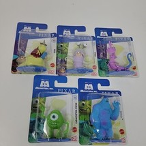 Monsters Inc Pixar SET OF 5 Mattel Micro Collection Toys Mini Figures New Age 3+ - £16.44 GBP