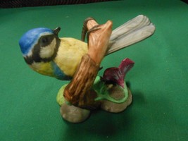 Great  FRANKLIN MINT 1986 BLUE TIT Bird Figure.........FREE POSTAGE USA - £19.45 GBP