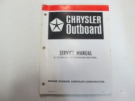 1980 Chrysler Outboard 6 7.5 180 Sailor Motors Service Manual WORN OB 3330 OEM - $24.95