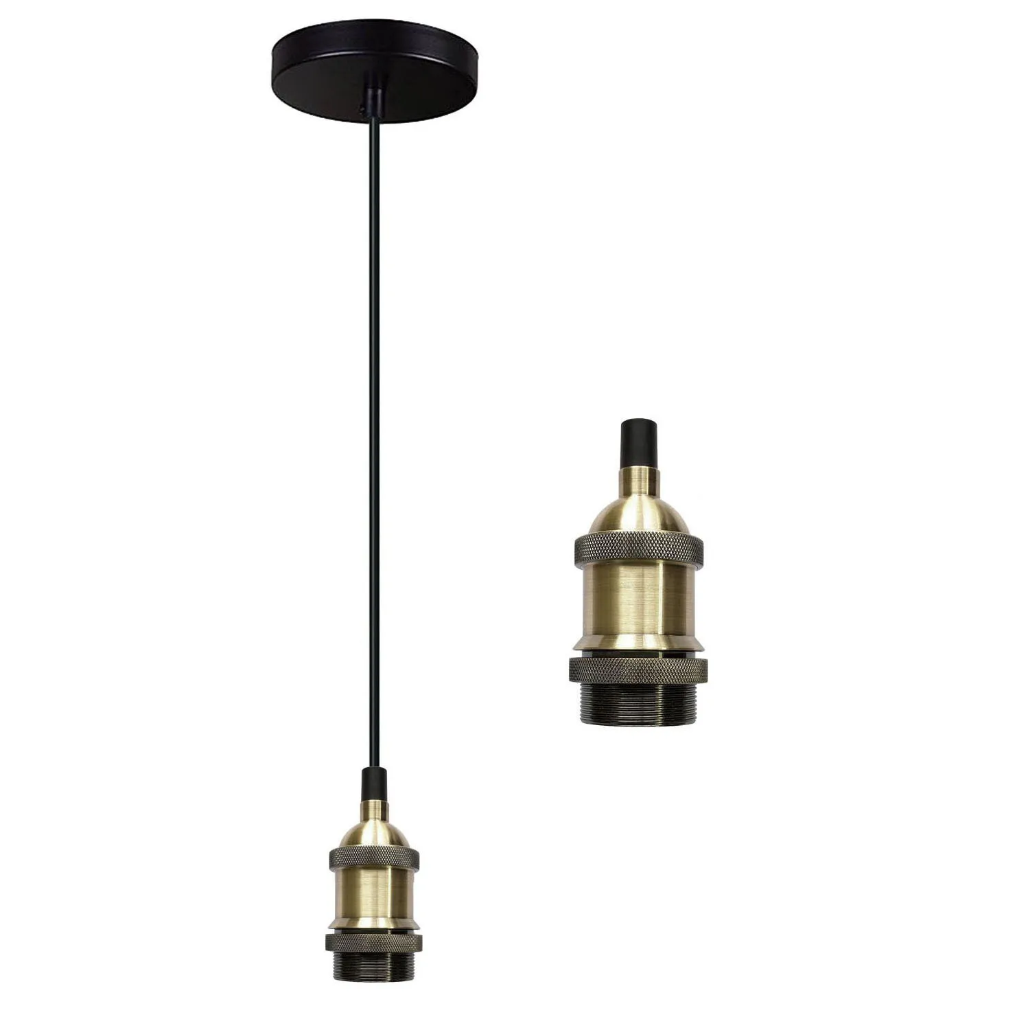 OuXean Pendant Lamp E27  Personality  Industrial Style Wrought  Living Room Rest - £149.05 GBP