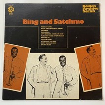 Bing &amp; Satchmo Vinyl LP Jazz Record MGM Special Disc Jockey Edition Album  - £14.94 GBP