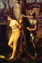 The Knight Errant by John Everett Millais - Art Print - £17.24 GBP+