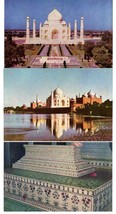 3 Postcards India Taj Mahal Queen&#39;s Tomb RPPC Unposted - £4.50 GBP