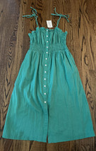 NEW Universal Thread Target Women’s Linen Dress Green Size Medium NWT - £23.30 GBP